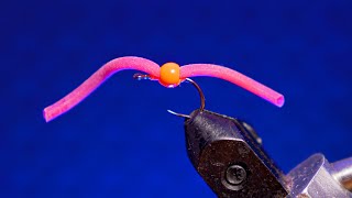 Best SQUIRMY WORM for Euro Nymphing Fly Tying Tutorial [upl. by Relyc]