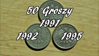 50 Groszy 1991 1992 1995 Poland [upl. by Dominga519]