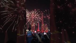 Eid Mubarak Fireworks in Dubai 2023  UAE Fireworks on Festival shortvideo shorts [upl. by Neenwahs]