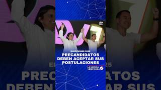 Precandidatos deben aceptar sus postulaciones  La Noticia Verificada ✅ [upl. by Acinad]