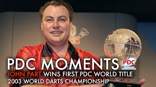 PDC MOMENTS  John Part wins first PDC World Title [upl. by Kania]