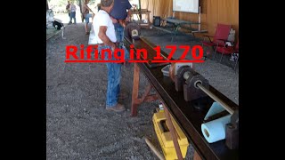 Rifling machine 2023 gunmakers fair [upl. by Faubion]