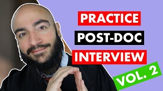 How To Answer Postdoc Interview Questions  Practice Answering Postdoc Interview Questions [upl. by Veriee739]