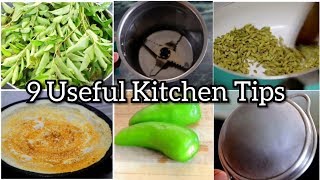 9 பயனுள்ள சமையலறை குறிப்புகள்  9 Useful Kitchen Tips amp Tricks in tamil [upl. by Janel]