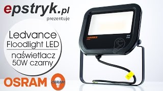 OSRAM Naświetlacz Floodlight LED Ledvance 50W black  wideoprezentacja [upl. by Oran]