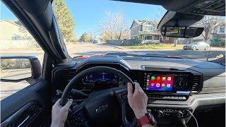 POV Town Drive  2024 Chevrolet Silverado 1500 ZR2 [upl. by Frame]