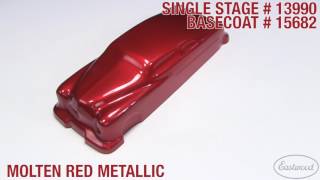 Molten Red Metallic Single Stage amp Basecoat Paint  Eastwood [upl. by Byron]