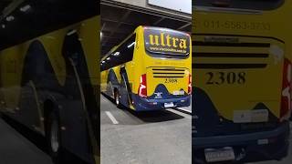 Viação ULTRA  Busscar Vissta Buss 360  Jabaquara x SantosPonta da Praia viagem busologia [upl. by Barbour]