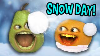 Annoying Orange  Baby Orange gets a Snow Day [upl. by Alios]