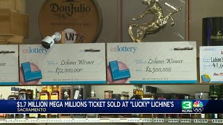 Lucky Lichines sells 17 million winning Mega Millions ticket jackpot still not drawn [upl. by Gautier399]