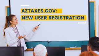 AZTaxesgov New User Registration [upl. by Biancha]