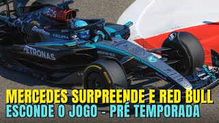 F1 2024  RUSSELL SURPREENDE E FAZ 2º TEMPO VERSTAPPEN ESCONDE O JOGO E LECLERC LIDERA  PRÉ TEMP [upl. by Llevra268]