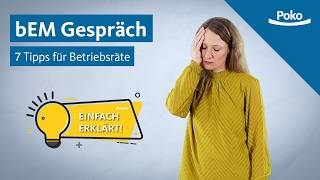 7 Tipps für bEMGespräche [upl. by Aketahs]