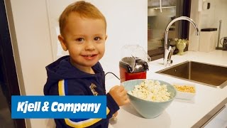 KjellTV  Poppa popcorn utan tillsatt fett [upl. by Ramel]