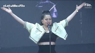 ROSALÍA QUE NO SALGA LA LUNA LOLLAPALOOZA ARGENTINA 2019 HD [upl. by Ahsiloc]