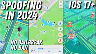 Using iAnyGo To Spoof In Pokemon Go Without Getting Banned No Jailbreak Works With iOS 17 [upl. by Eanehs]