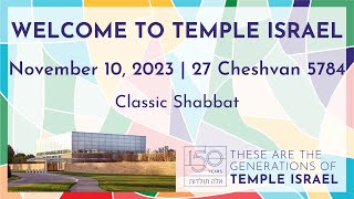 Classic Shabbat  November 10 2023 [upl. by Kalman]