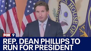 Rep Dean Phillips announces run for presidency [upl. by Zenda709]