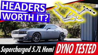 57L HEMI Headers Worth It With a Supercharger DYNO TESTED [upl. by Buote]