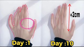 TOP EXERCISE FOR FINGER amp HAND  The best way to make lean  longer Finger Get perfect Hand [upl. by Marden691]