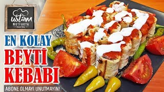 EVDE SARMA BEYTİ KEBABI NASIL YAPILIR  BEYTİ KEBABI TARİFİ  KEBAP TARİFLERİ  Beyti Kebab [upl. by Lindsley]