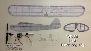 How to build  Simplest RC Foam Air Plane Build in an hour  Piper Wing 20quot  by Smallplanehobbycom [upl. by Siouxie]