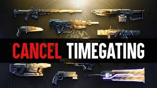 Destiny 2 Into The Light Weapon Timegating Is An Own Goal [upl. by Kristofor]