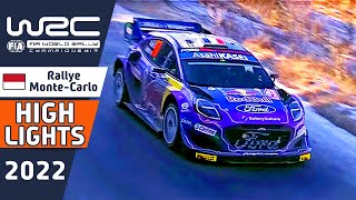 WRC Rally Highlights  Results of WRC Rallye MonteCarlo 2022 [upl. by Shaver]