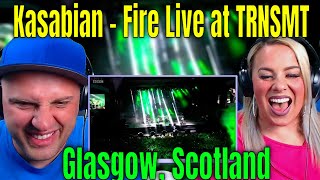 Reaction To Kasabian  Fire Live at TRNSMT Glasgow Scotland  THE WOLF HUNTERZ REACTIONS [upl. by Nwahsauq147]