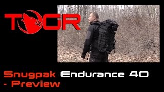 Excellent Bang for the Buck Backpack  Snugpak Endurance 40 Pack  Preview [upl. by Suixela110]