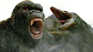 Kong vs Skull Crawler Full Fight Scene  HD 120fps [upl. by Akfir]