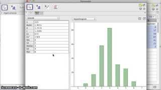 Standardavvikelse i Geogebra [upl. by Ainosal]