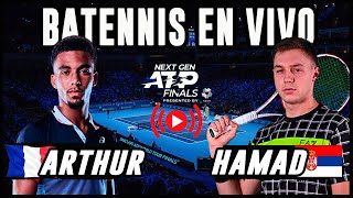 Arthur Fils vs Hamad Medjedovic  ATP Next Gen Finals  Final Reaccionando en vivo [upl. by Oiramad]