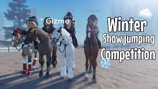 My academy does a Winter Showjumping Competition  \\ I wonder who comes 1st place [upl. by Adnola]