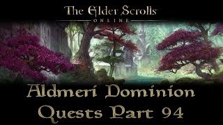 ESO  Aldmeri Dominion Quests  Part 94  Greenshade Part 9  The Spinners Tale [upl. by Caryn]