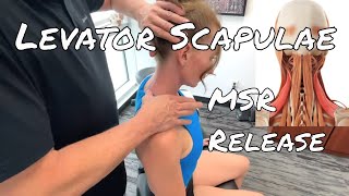 Levator Scapulae Release  MSR Procedures [upl. by Lein]