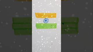 National flag draw Jan Man Gan with brush pen National anthemshorts viral trending 🇮🇳♥️ [upl. by Ecnarf]