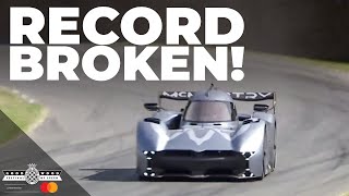 3908 McMurtry fan car breaks Goodwood Hill RECORD  Festival of Speed 2022 [upl. by Sennahoj953]