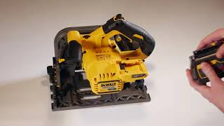 How to change a blade on a Dewalt Flexvolt Plunge Saw [upl. by Kries]