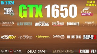 GTX 1650 Laptop  Test in 21 Games in 2024  still good for Gaming [upl. by Attenaj94]