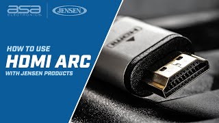 How To Use HDMI ARC Audio Return Channel With JENSEN® Products [upl. by Weinman]