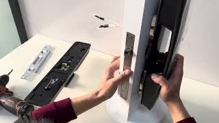 ilockey Tuya smart lock  H20 Installation Tutorial [upl. by Eigger]