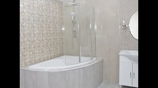 CrystalTech Triple Folding Shower Screen For Bath [upl. by Axel]