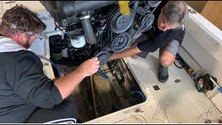 Mercury MerCruiser V8 total removal amp installation How To [upl. by Anitsihc]