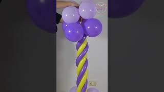 ¿Cómo hacer un arco con globos🎈How to make an arch with balloons shorts decoration party diy [upl. by Nyrrek]