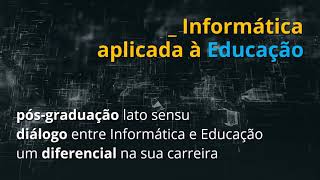 Pósgraduação em Informática Aplicada à Educação  IFRJ  Campus São João de Meriti [upl. by Amelia]