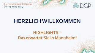 Highlights des Kongresses 2024 – Das erwartet Sie in Mannheim [upl. by Alag]