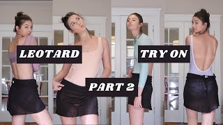 My Entire Leotard Collection Try On Part Two [upl. by Kentiga585]