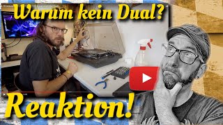 🤪 I DON‘T LIKE DUAL Record Players  ABER WARUM reaction plattenspieler rollingtroll [upl. by Fita552]