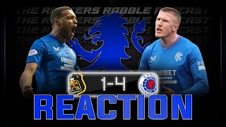 Comfortable win no injuries  Dumbarton 14 Rangers  Reaction  Rangers Rabble Podcast [upl. by Nowd196]